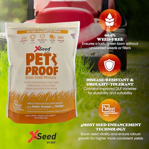X-Seed Pet Proof Fescue Grass Seed – Dense Lawn for Sun & Shade  
X-Seed Pet Proof Fescue Grass Seed – Urine Resistant H