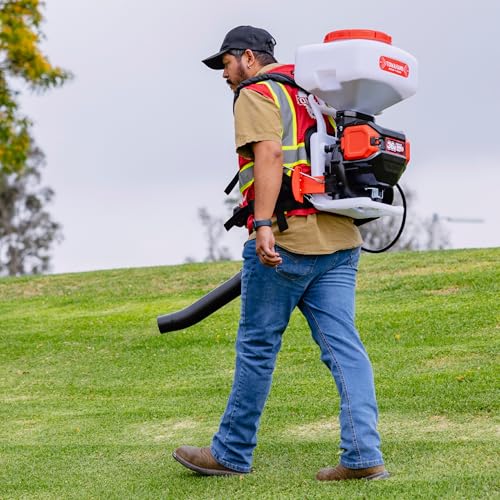 4 Gallon Backpack Battery-Powered Broadcast Fertilizer Spreader for Granular Fertilizer
| 4 Gallon Backpack Battery-Pow